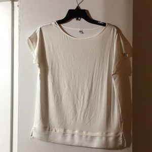 White cotton blouse